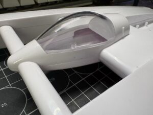 2026-Brand New Clear Bubble Cockpit windshield for 1/25th Hydroplane kits